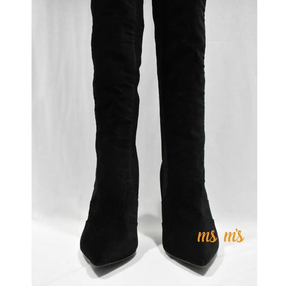 NIB FENDI Velvet stretch Knit over the knee boots - Picture 5 of 8